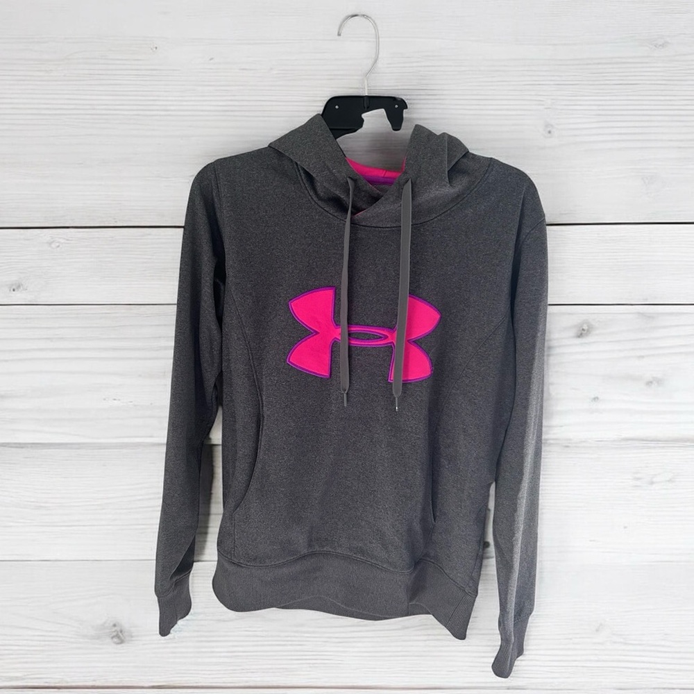 Under Armour Storm Women’s Hoodie | Gray & Pink | Size M